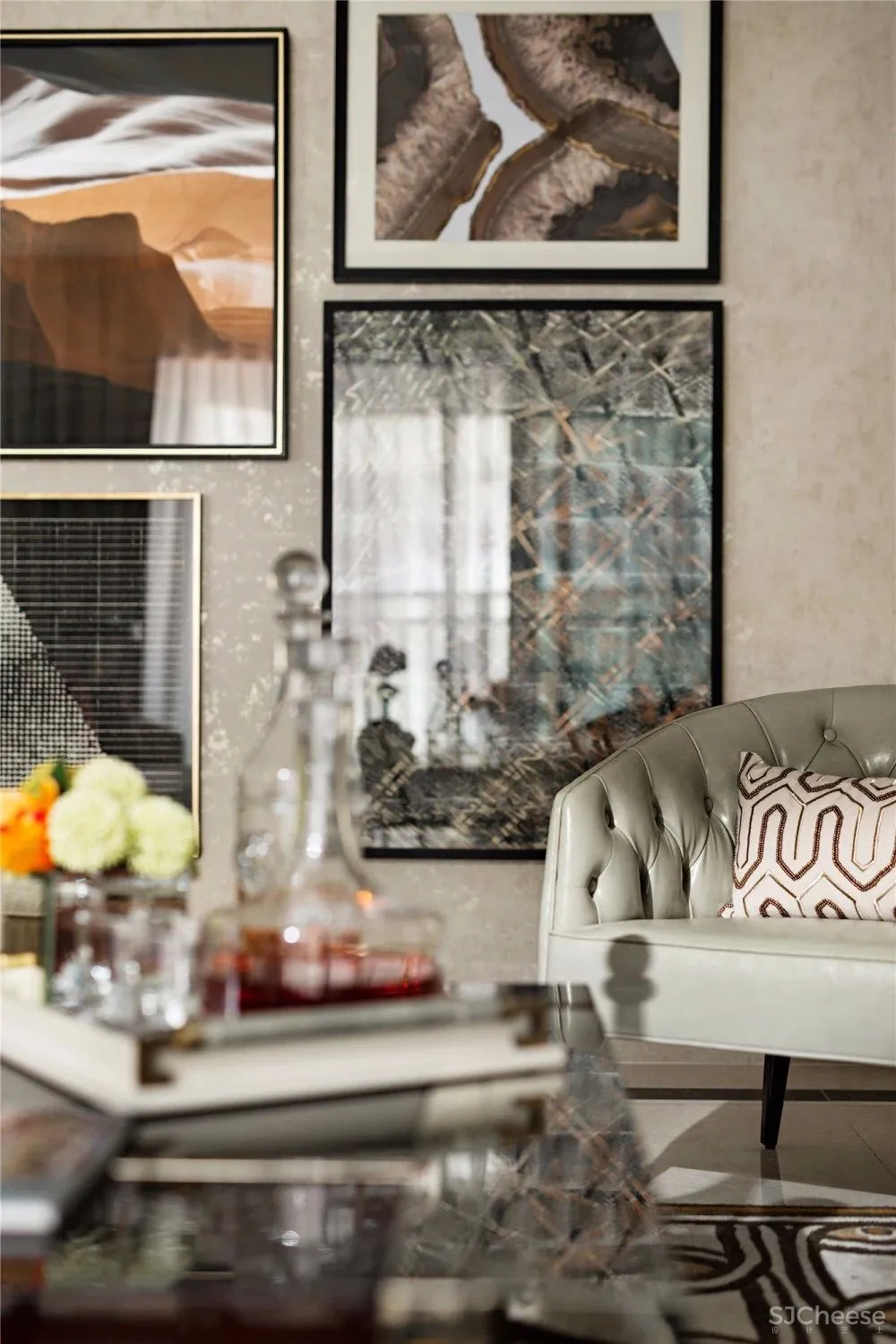 【GND设计】有个性有温度的紧凑刚需户型样板房设计方案