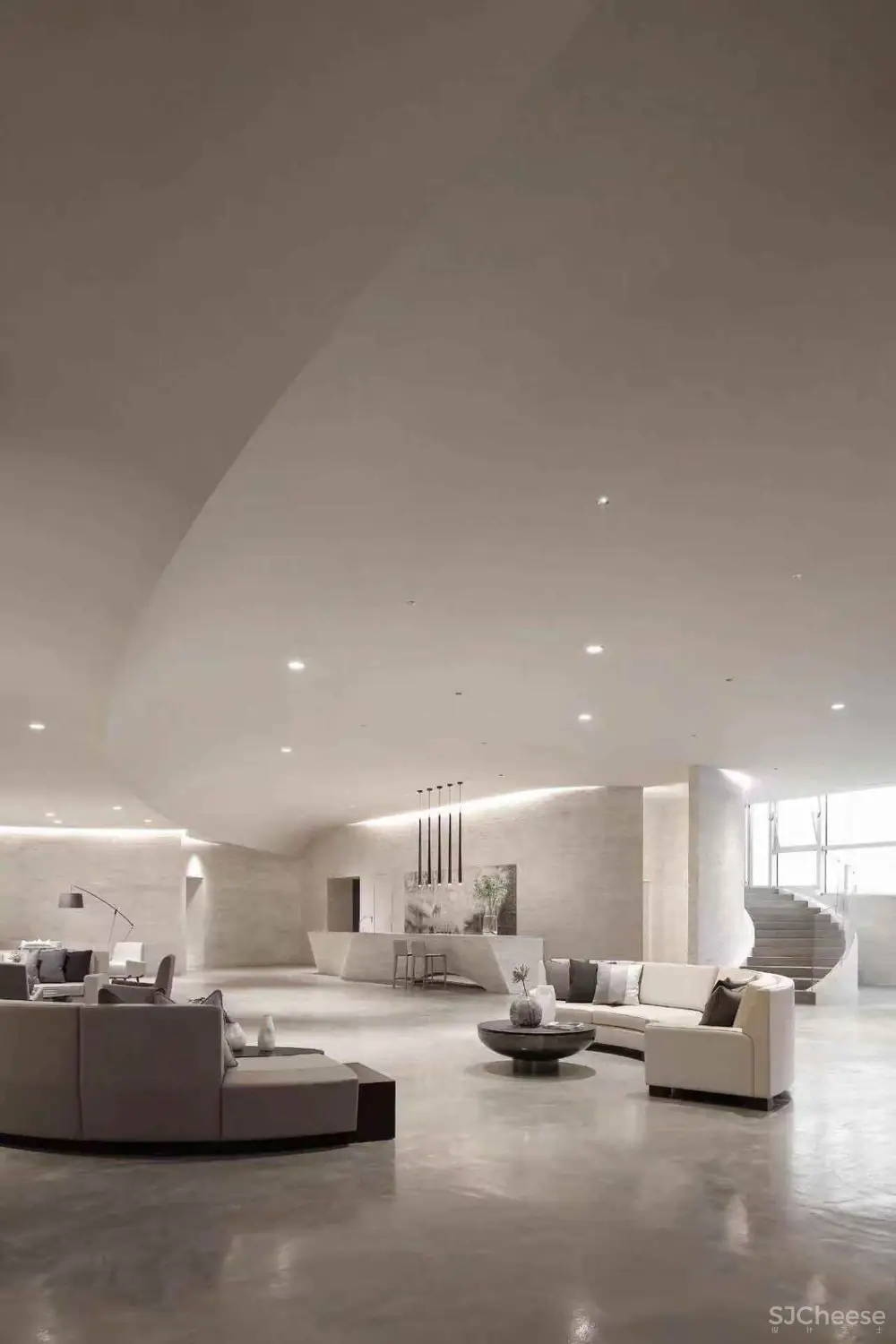 LSDCASA&水相设计:用艺术感打造媲美美术馆的售楼处! 首