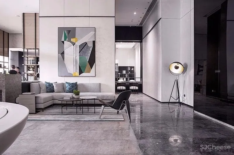 高颜值艺术空间丨用灰色调演绎高级感