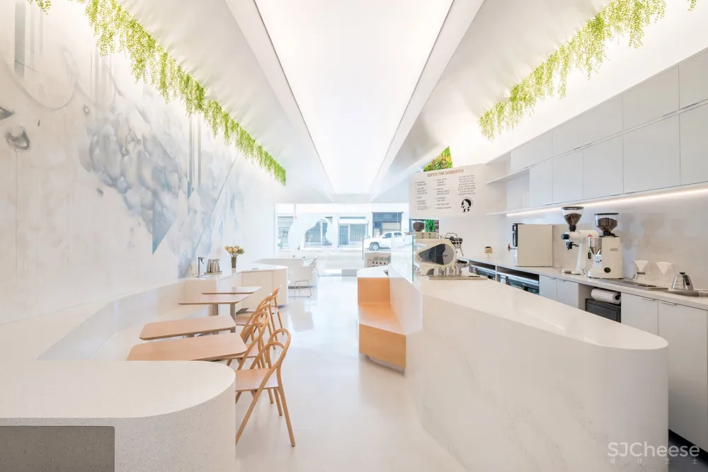 神秘的森林主题,洛杉矶大脚怪咖啡厅 | Dan Brunn Architecture 首