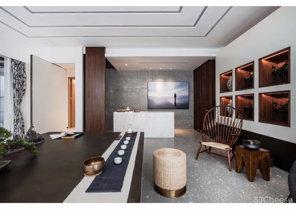 编织摩登与艺术生活 | 山海荟C2样板空间 首