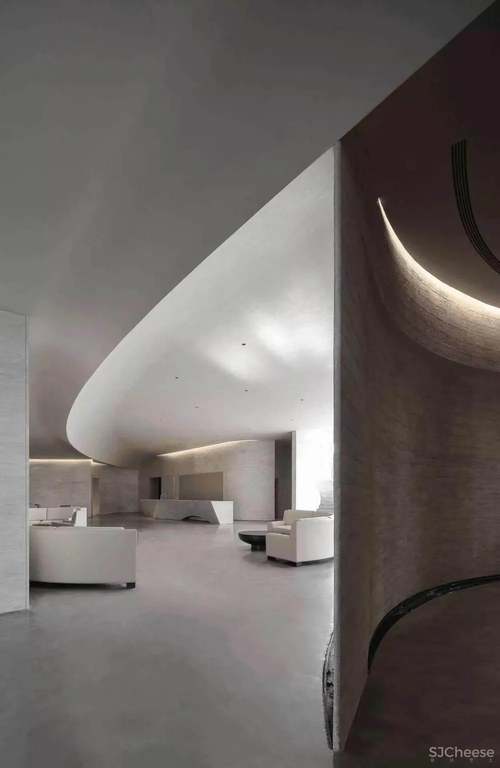 LSDCASA&水相设计:用艺术感打造媲美美术馆的售楼处! 首