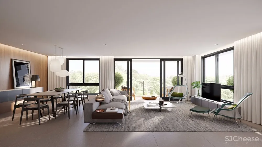 真正的设计生活体验丨保持空间与建筑的语言和谐