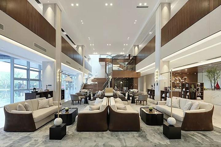 济南“首善之区”，最具人文艺术的售楼处设计 | 标谱室内设计