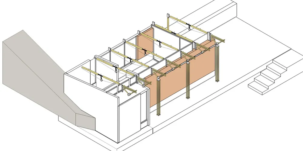 CRU! Architects | 石头与房子融为一体