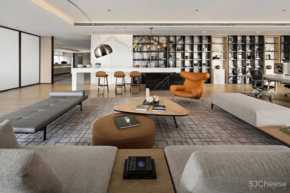 【CCD香港郑中&序向设计联袂】1600㎡深圳前海易尚创意科技大厦办公空间设计落地方案 首