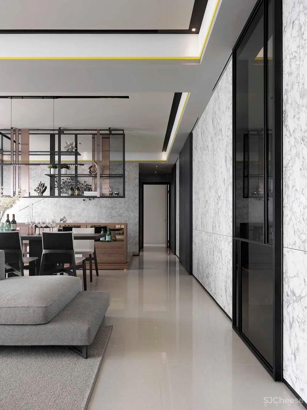 远雄一品——现代简约质感住宅 | 欣磐石建筑空间规划事务所