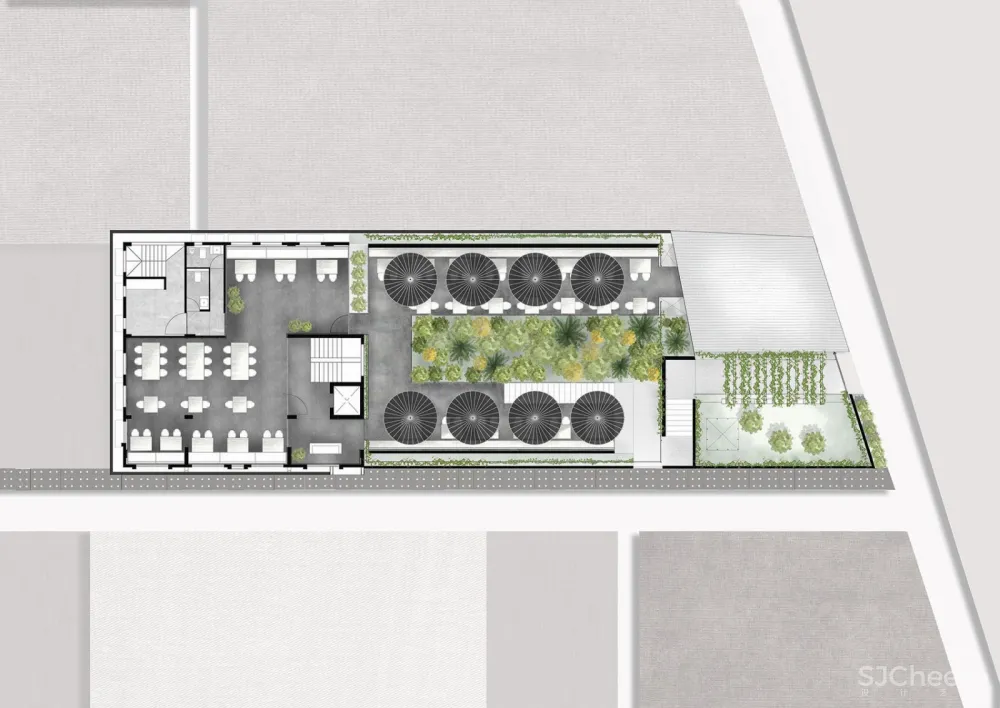 Sunrise花园餐厅,印度 / M9 Design Studio 首