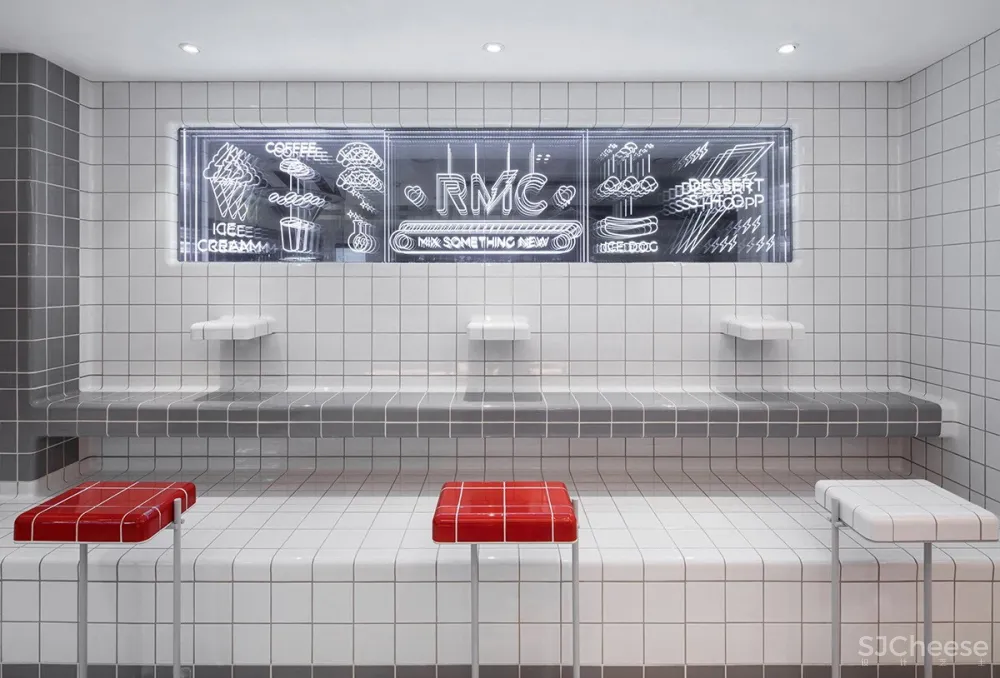 首尔86㎡Remicone 冰淇淋&甜点店 | Betwin Space Design