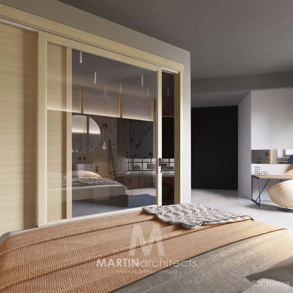 橘红+灰，活力清新公寓 | Martin architects