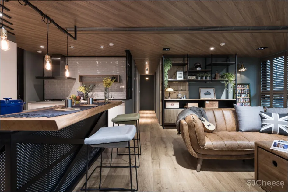 美式工业风住宅 | 羽筑设计