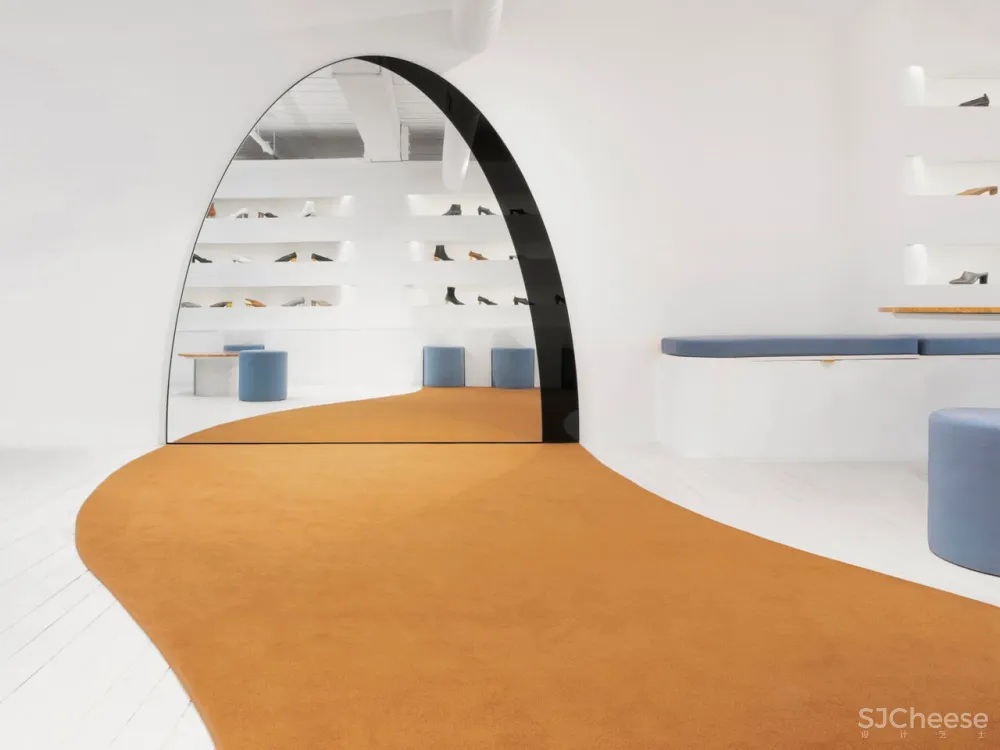 首发 | Bower设计纽约极简女鞋品牌空间Gray Matters 首