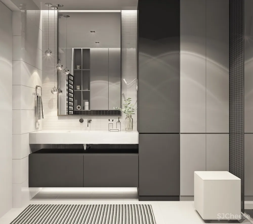 “腮红”国外清爽现代家庭公寓 | Konst