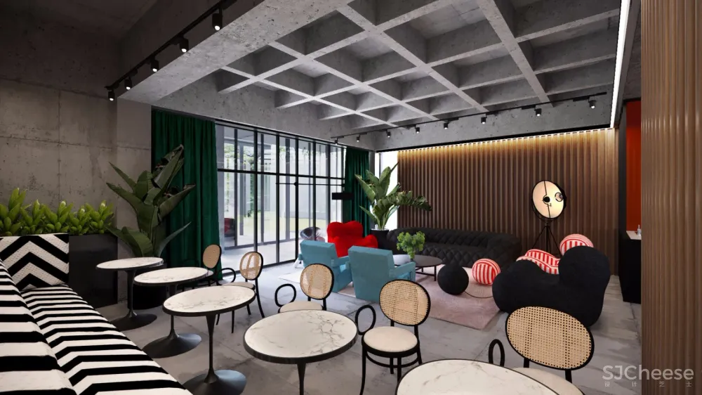 国外时尚学生宿舍公区 | Bogdan Ciocodeica 首