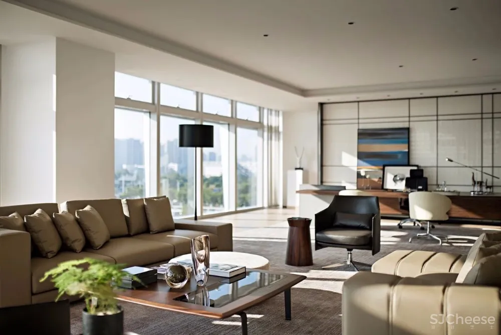 【CCD香港郑中&序向设计联袂】1600㎡深圳前海易尚创意科技大厦办公空间设计落地方案 首