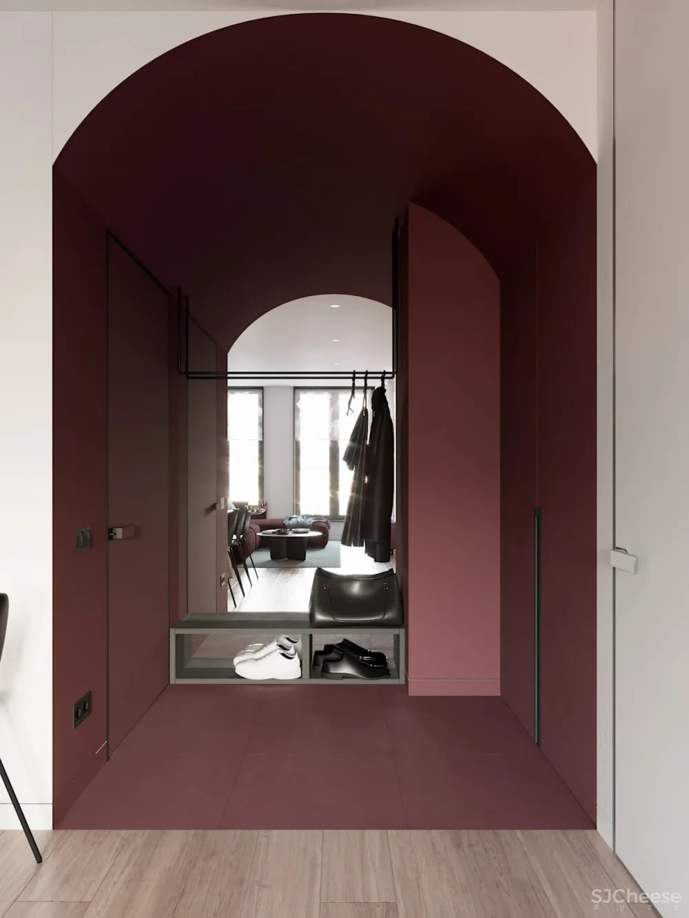 “玛沙拉红”时尚现代公寓 | Ruslan Kovalchuk 首