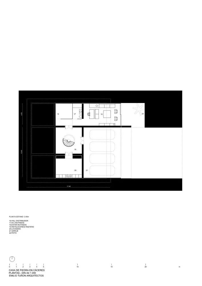 卡塞雷斯石屋 / Tuñón Arquitectos