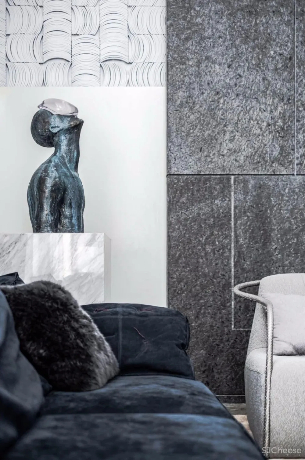 编织摩登与艺术生活 | 山海荟C2样板空间 首