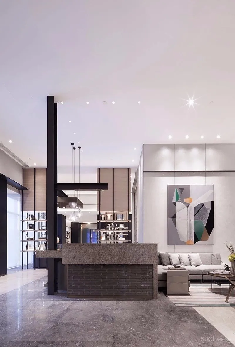 高颜值艺术空间丨用灰色调演绎高级感