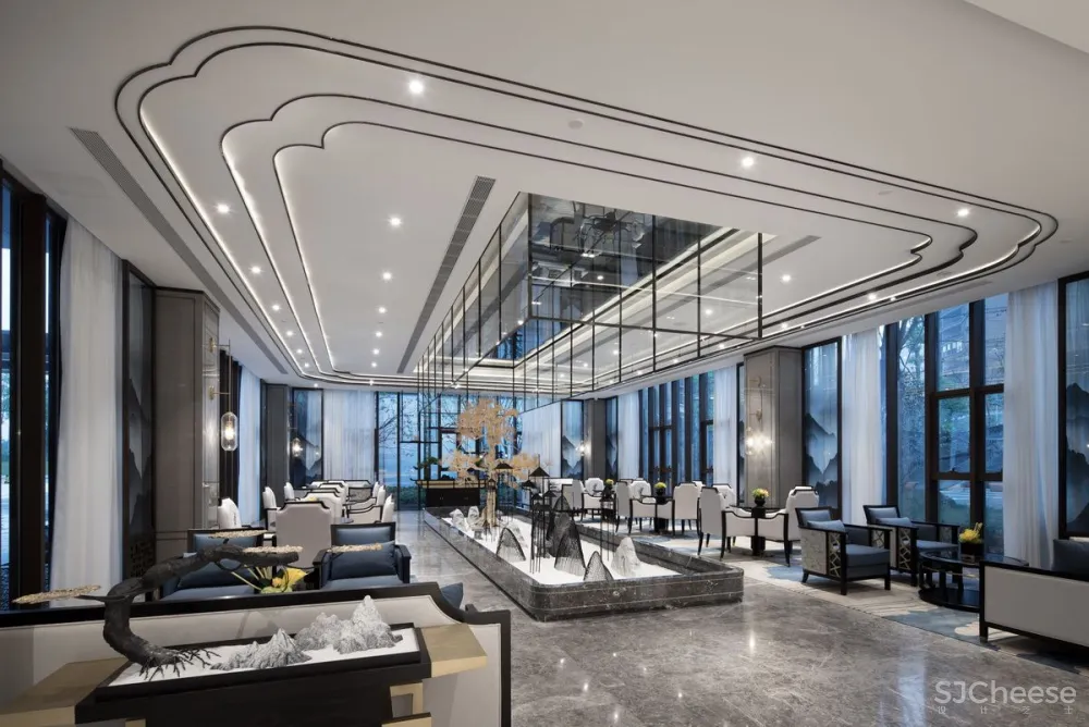 伊派设计丨一室山水之风 ,学习传统与现代的融合