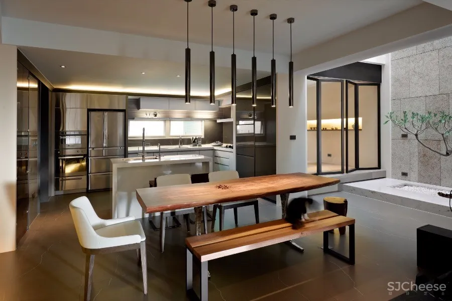 现代极简独栋住宅 | 两册空间设计