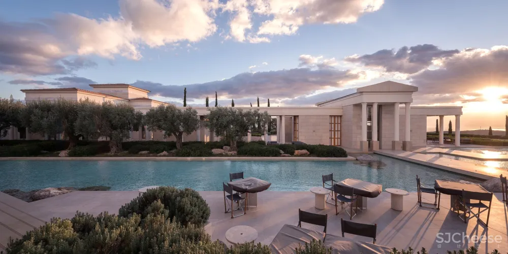 首发 | Edward Tuttle设计 Amanzoe宫殿式豪华酒店与别墅