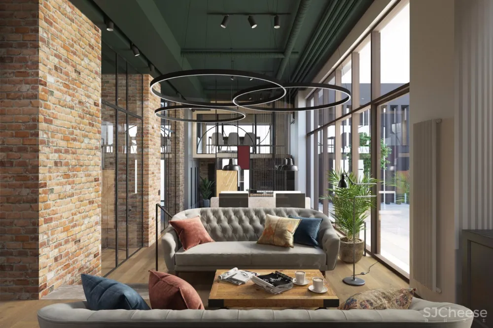 180㎡莫斯科Loft风时尚办公空间 | ze workroom 首