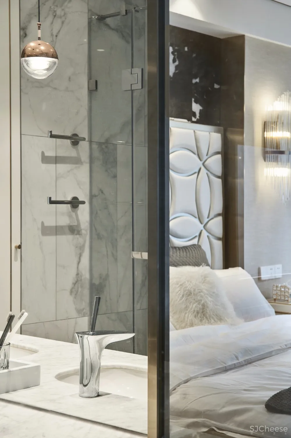 【力设计新作】轻奢美式平层家装设计方案