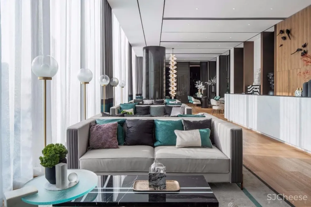 【李益中空间设计】3406平方米西安万科·翡翠国宾销售中心 | 简约、精致、奢华,诠释当代高尚生活品质 首