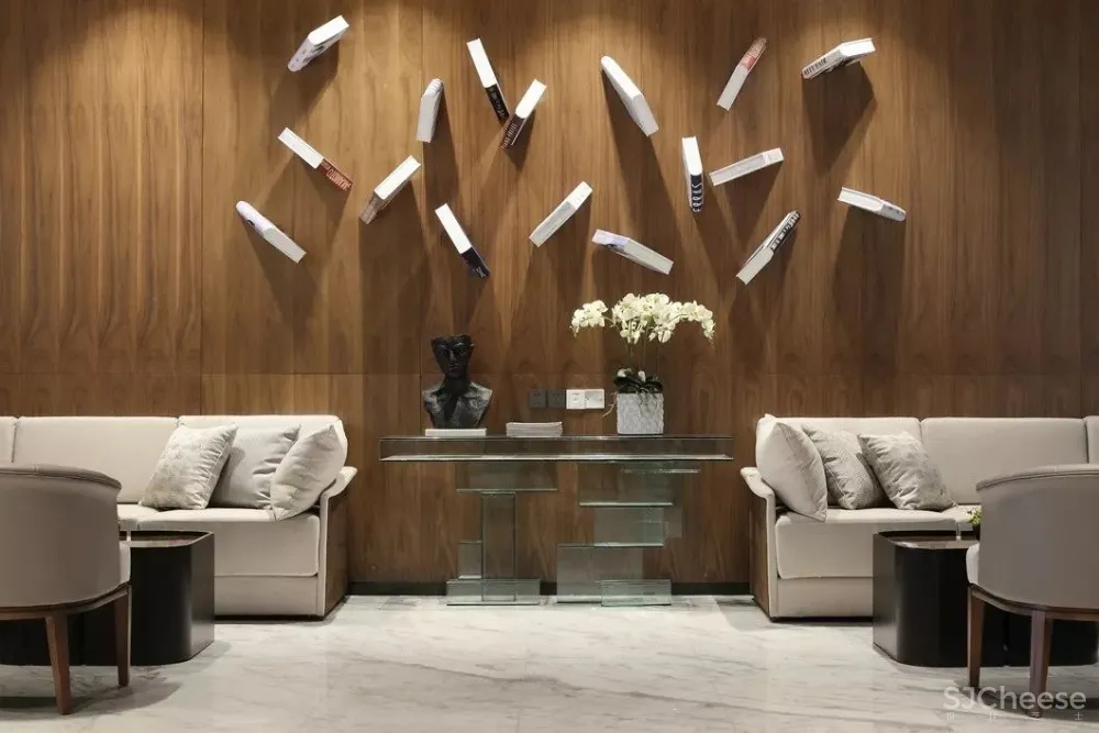 济南“首善之区”，最具人文艺术的售楼处设计 | 标谱室内设计