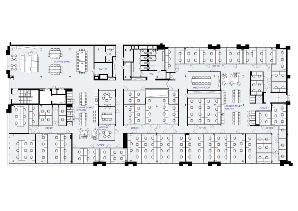 圣彼得堡Workki联合办公空间 | DA. design & architecture 首