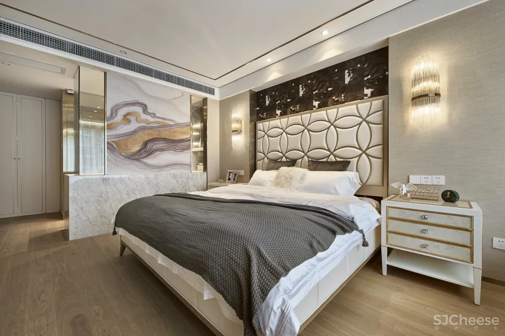 【力设计新作】轻奢美式平层家装设计方案