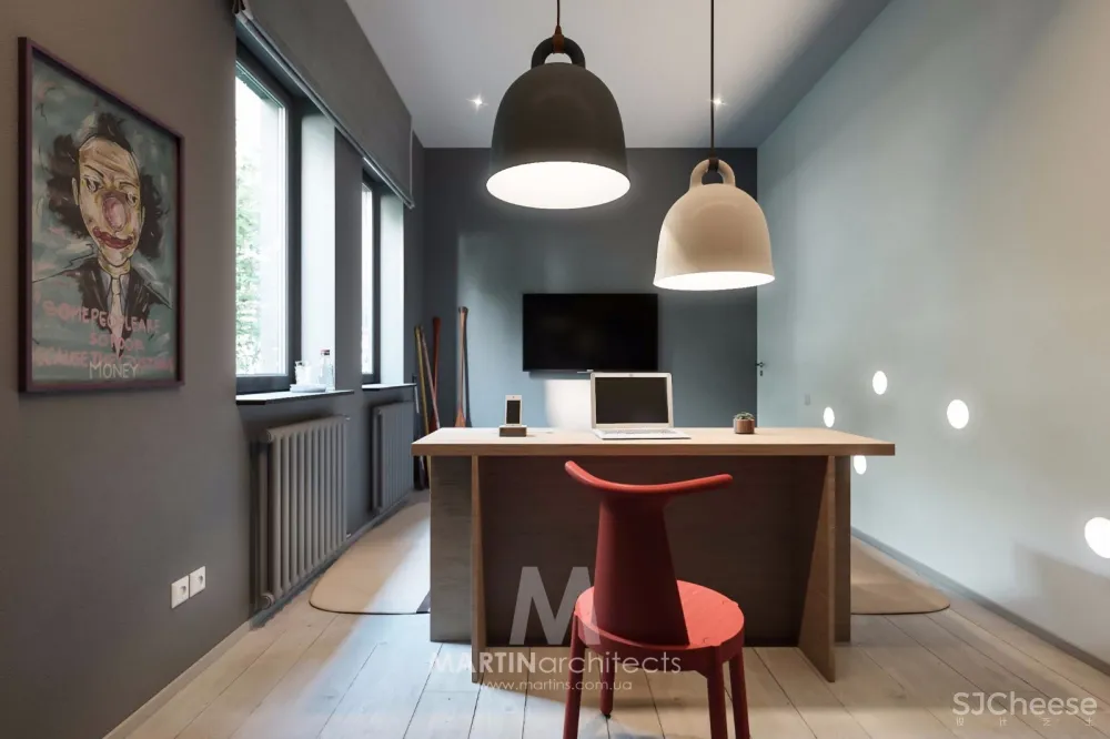 橘红+灰，活力清新公寓 | Martin architects