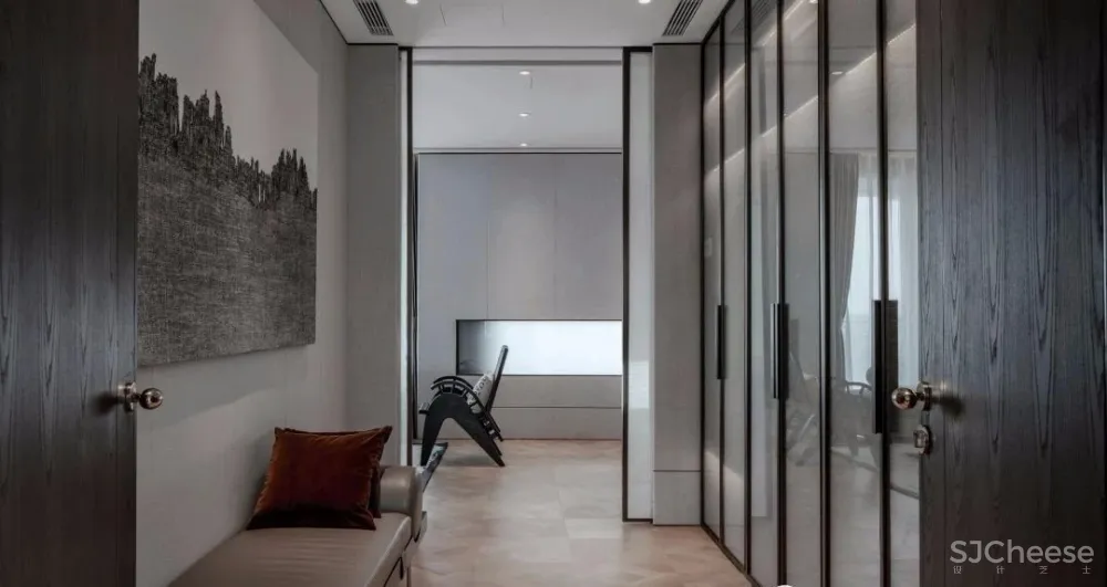 【无间设计吴滨】以山水墨画为灵感源头,将东方美学贯入西方设计手法的武汉华侨城·原岸样板间设计方案