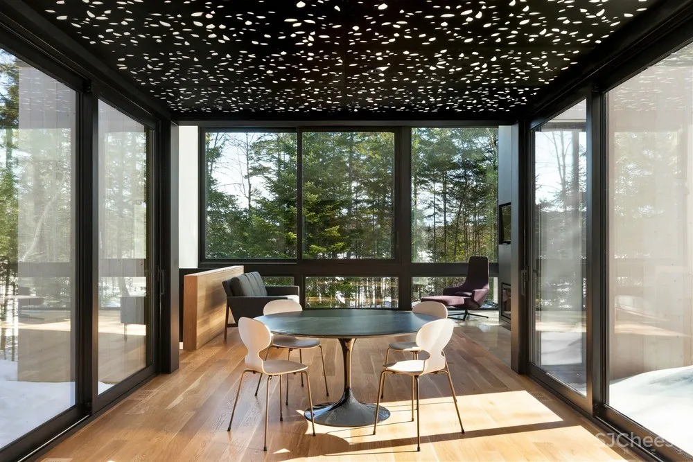 YH2 Architecture | 蒙特利尔的三亭住宅 首