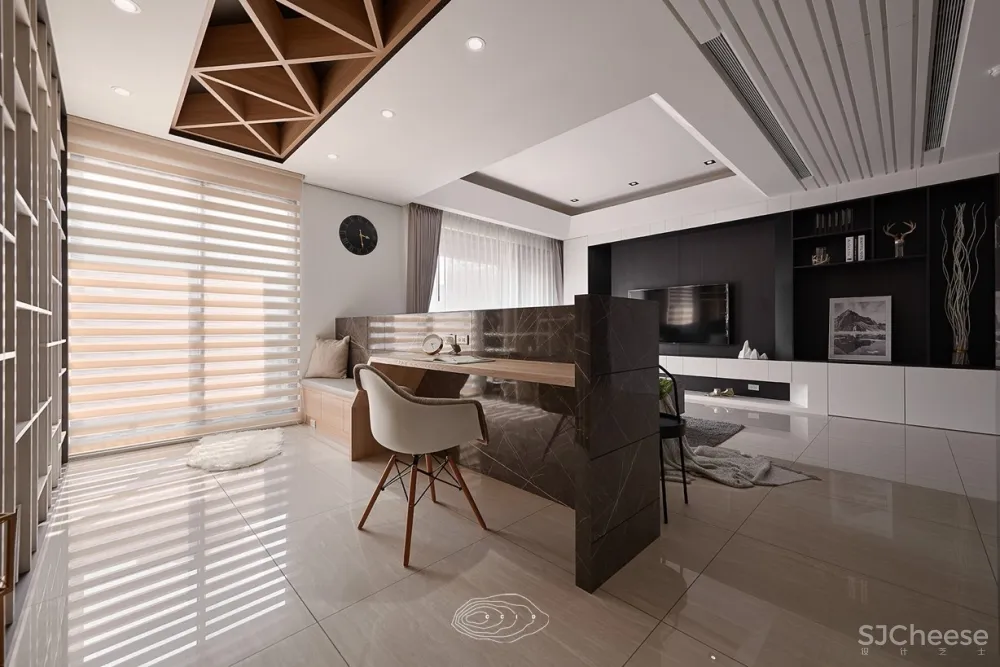 桃园198m²现代风W宅 | 层层室内设计