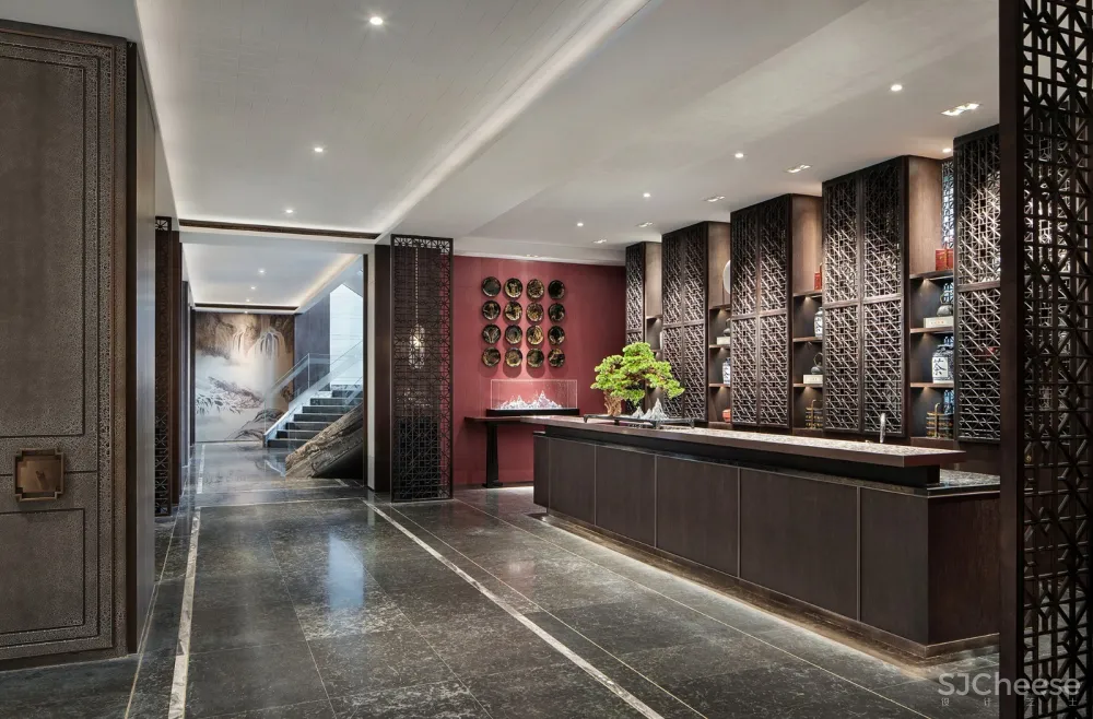 建发·首院售楼会所：山水成画，抒写风雅文韵 | 创时空设计