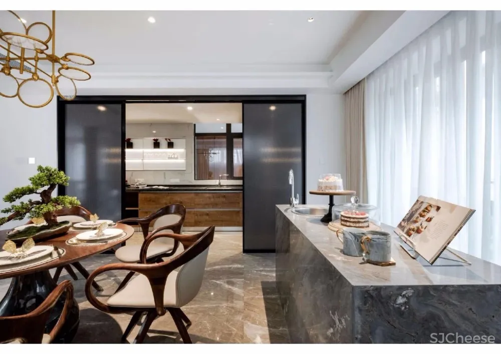 编织摩登与艺术生活 | 山海荟C2样板空间 首