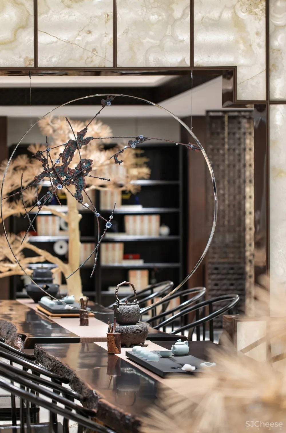 建发·首院售楼会所：山水成画，抒写风雅文韵 | 创时空设计