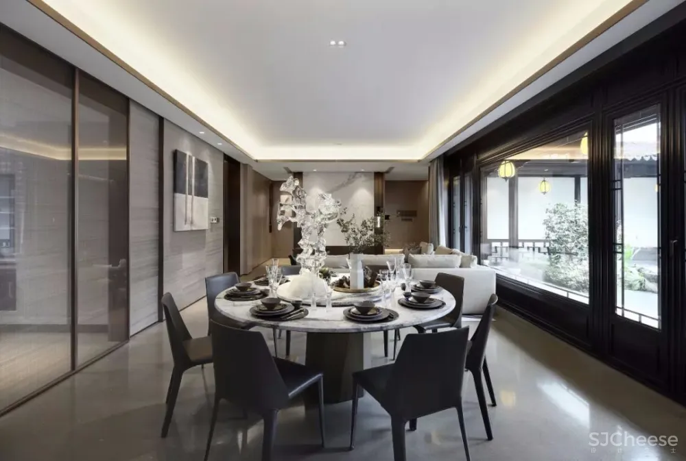 435.8m²杭州顶级合院,精致儒雅的东方美学智慧 | 矩阵纵横