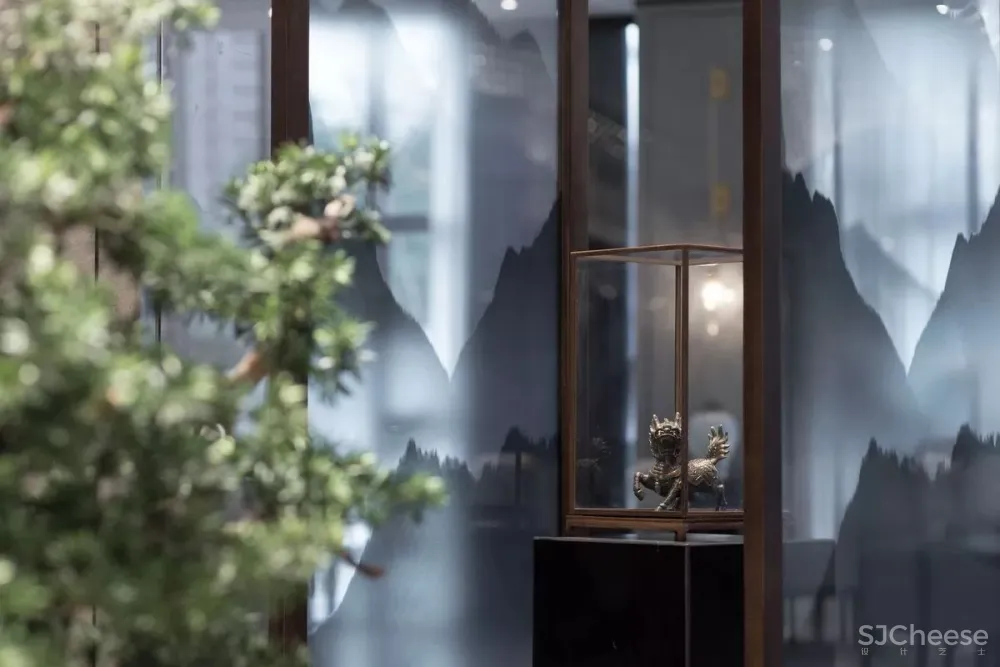 伊派设计丨一室山水之风 ,学习传统与现代的融合