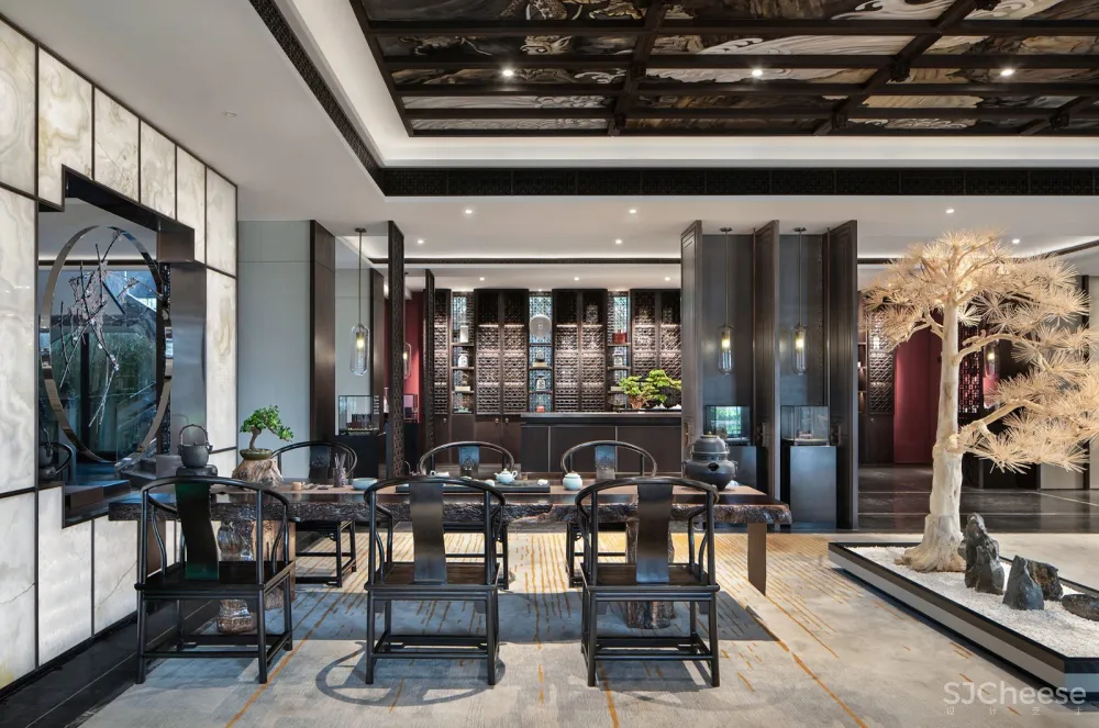 建发·首院售楼会所：山水成画，抒写风雅文韵 | 创时空设计