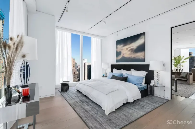 诺曼·福斯特设计最苗条的公寓楼, 样板房走起了简约奢华风!