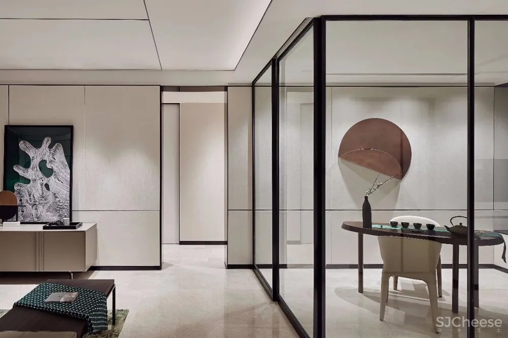 新作 | 深圳万科瑧山府，180m² 香蜜湖畔极简大宅 首