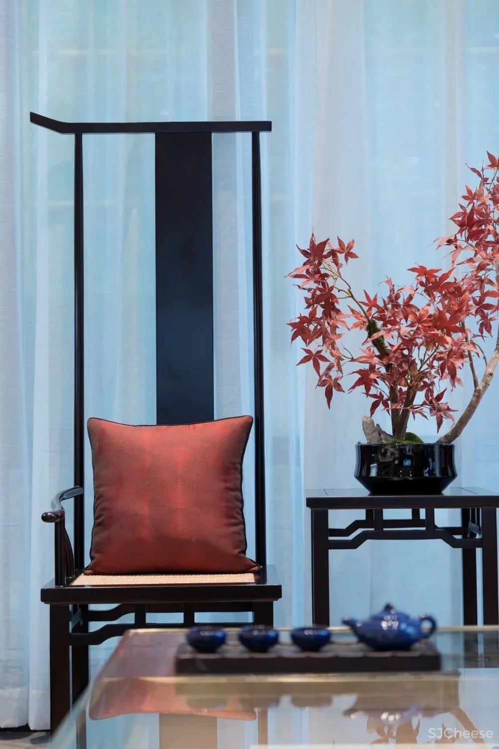 250㎡新中式东方韵味复式别墅样板房设计方案丨美到极致