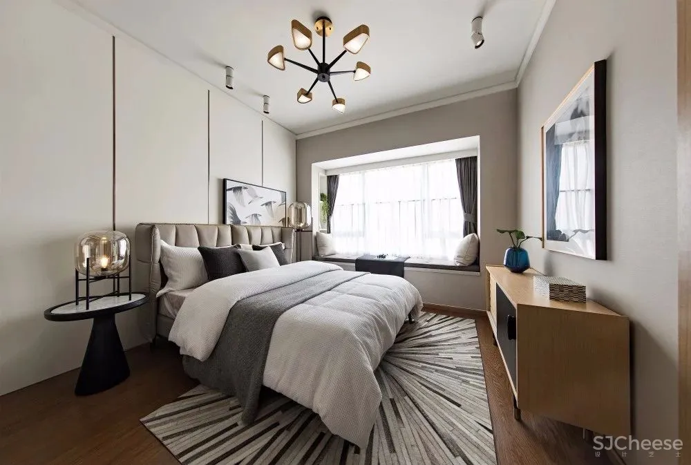 【GND设计】有个性有温度的紧凑刚需户型样板房设计方案