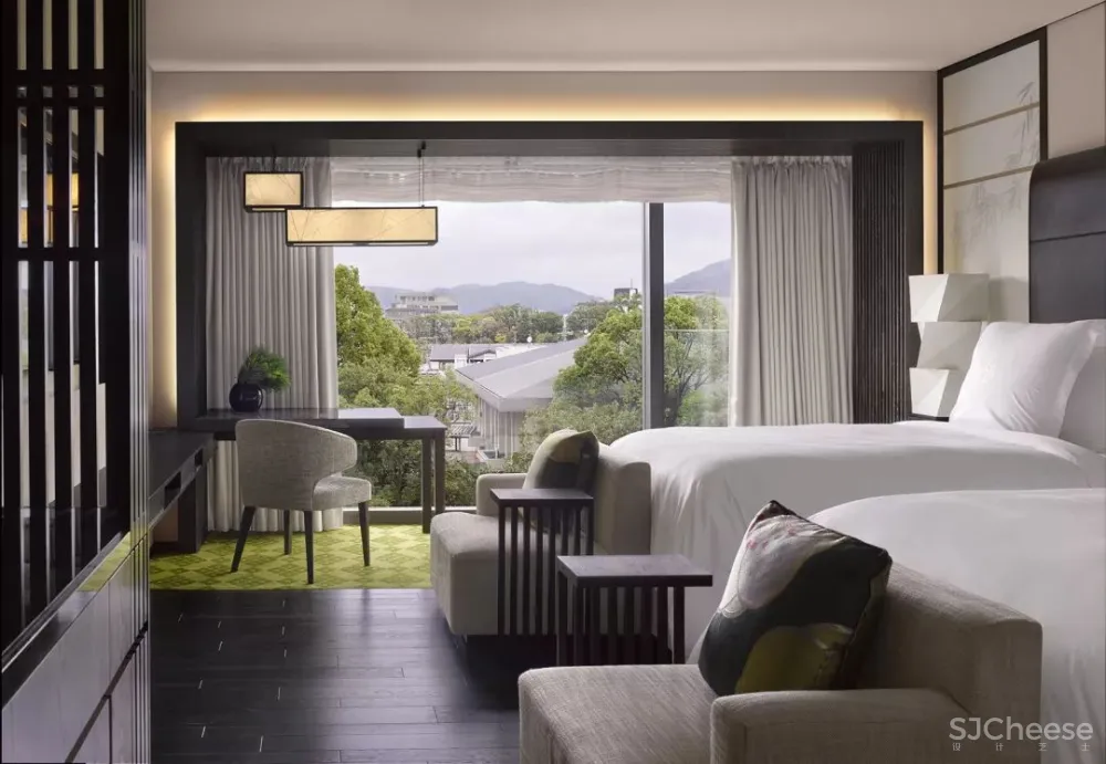 日本京都四季酒店丨融合现代主义风格和日本传统建筑美学 首