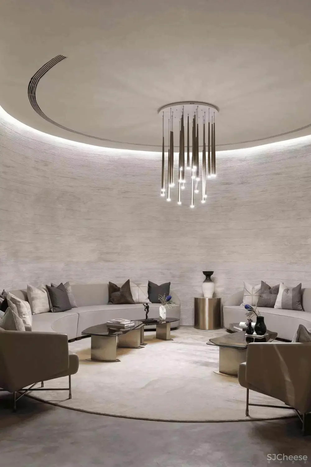 LSDCASA&水相设计:用艺术感打造媲美美术馆的售楼处! 首