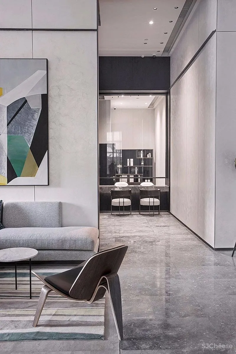 高颜值艺术空间丨用灰色调演绎高级感