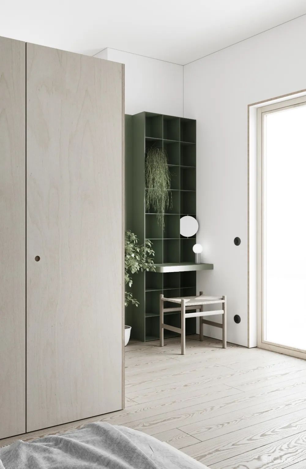 60m²乌克兰极简清新公寓 | LIS 设计工作室 首